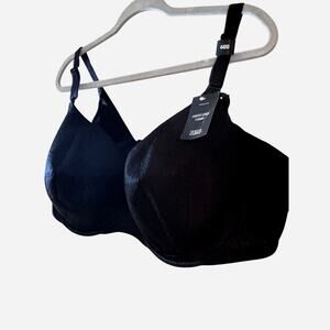 Ladies Torrid Curve 44DD Black Back Smoothing Lightly Lined T Shirt Bra NEW!!